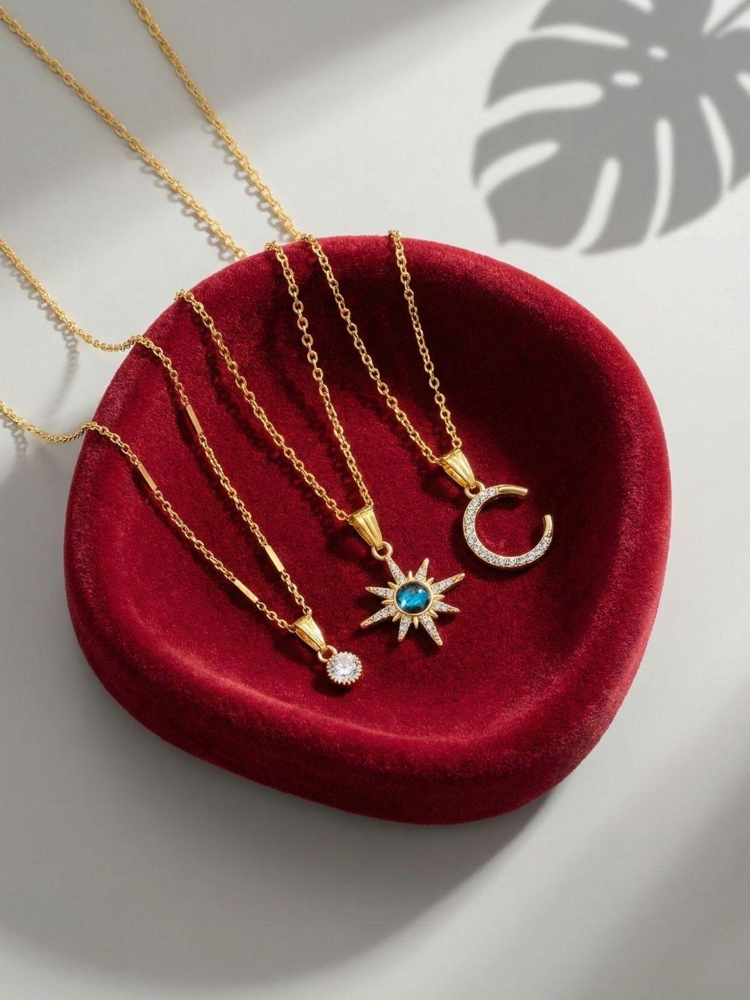 Buy DressBerry Brass Gold Plated Necklace -  - Accessories for Women
