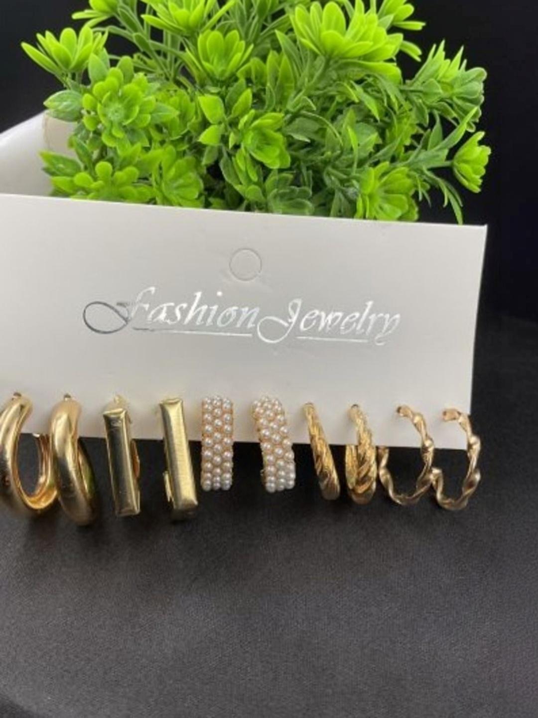 Buy DressBerry Geometric Hoop Earrings -  - Accessories for Women