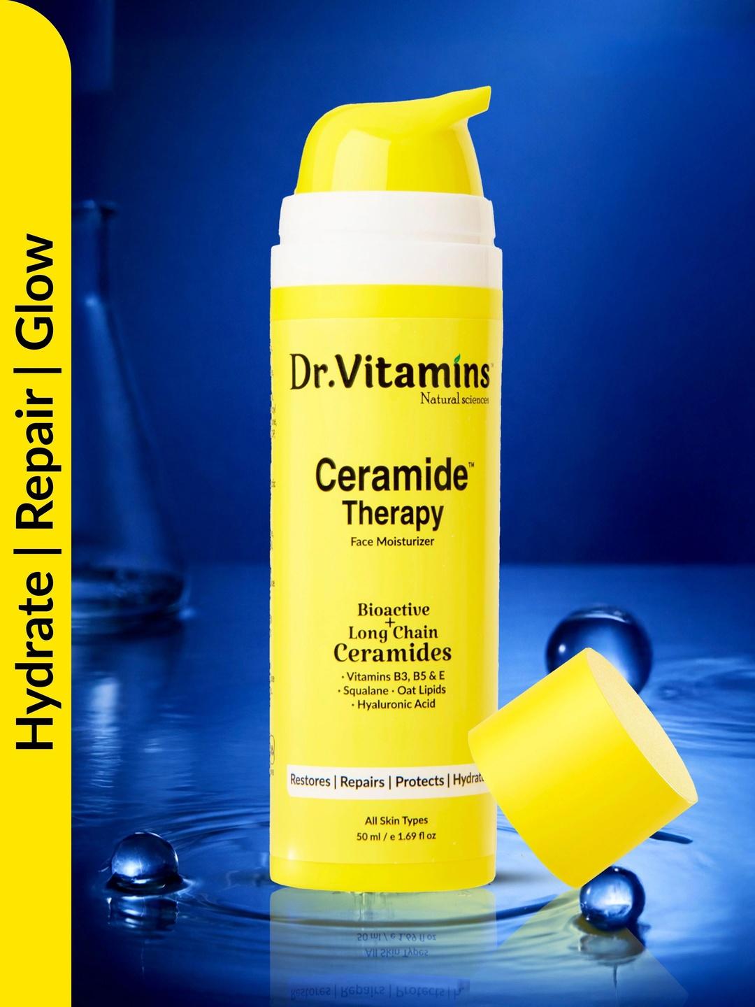 Buy Dr. Vitamins Face Moisturiser With Ceramides & Niacinamide   Hydrating & Repair 50 Ml -  - Personal Care for Unisex