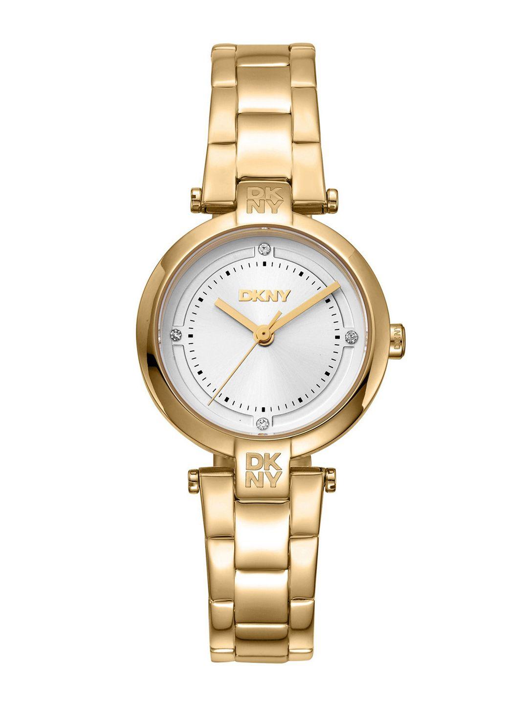 Buy DKNY Women Essential Mini Brass Dial & Stainless Steel Straps Analogue Watch DK1L043M0055 - - Accessories for Women