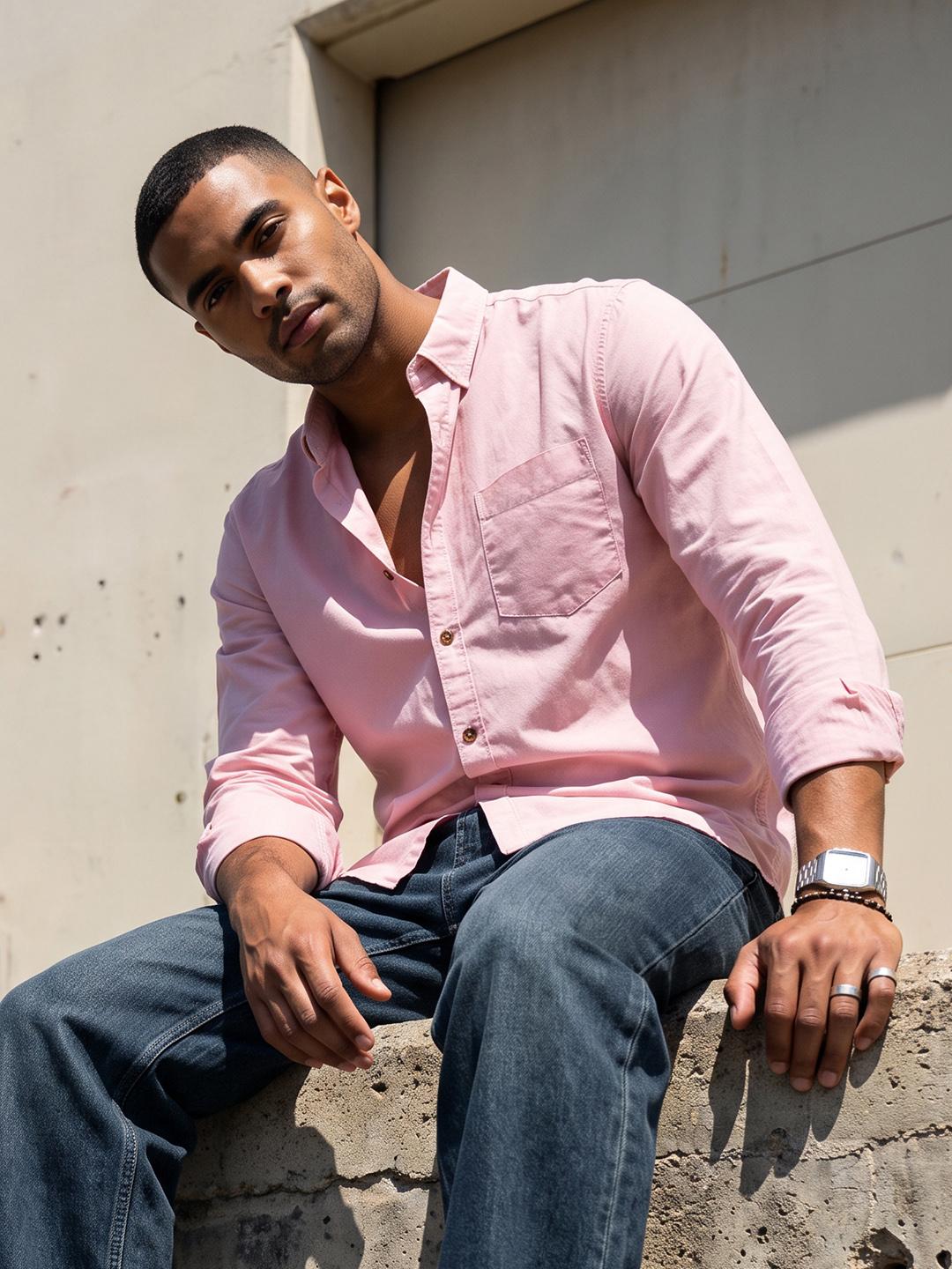 Roadster Spread Collar Pure Cotton Casual Shirt