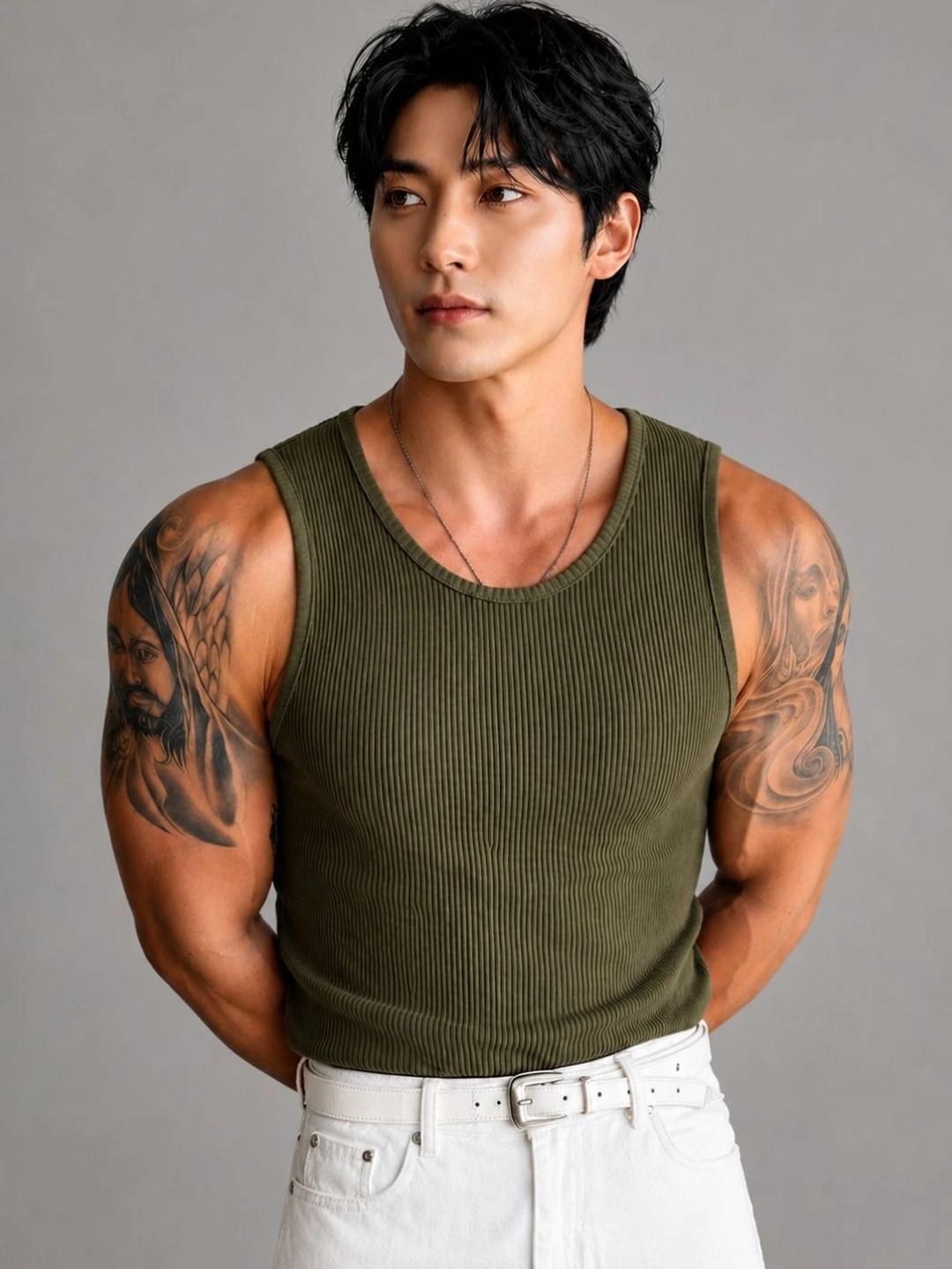 Buy ROCKWELL Self Design Cotton Tank -  - Apparel for Men