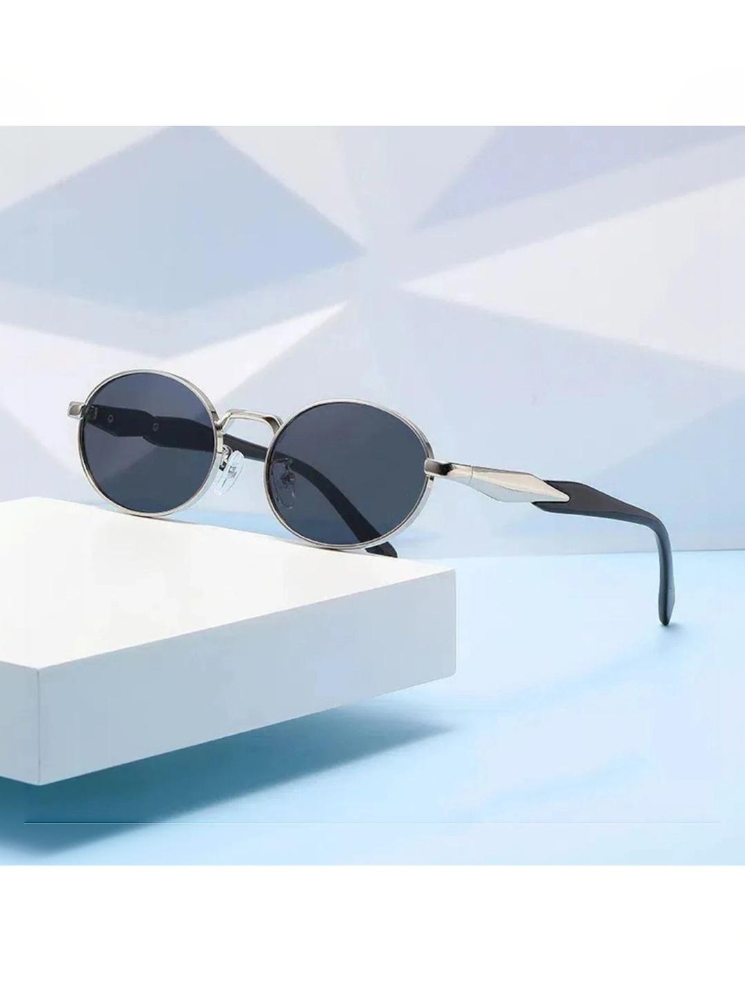 Buy IFLASH Unisex Oval Sunglasses With UV Protected Lens -  - Accessories for Unisex