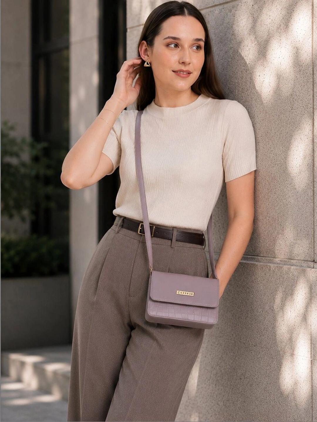 Buy Caprese Textured Sling Bag -  - Accessories for Women