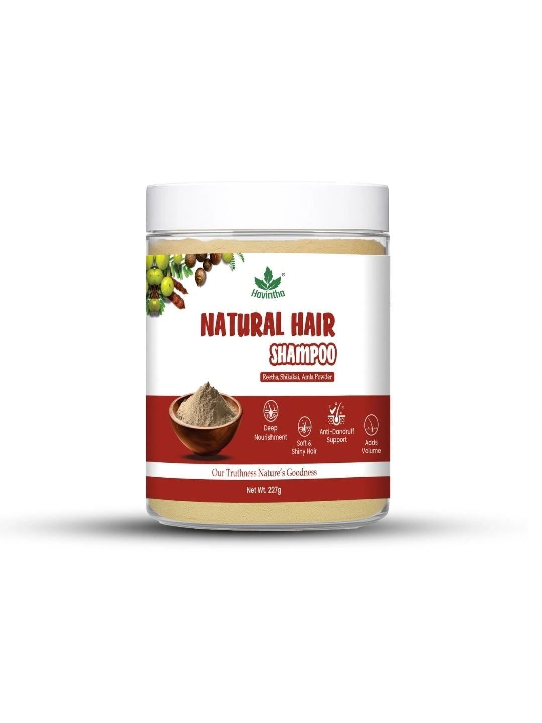 Buy Havintha Natural Hair Shampoo With Amla & Ritha   227 G -  - Personal Care for Unisex