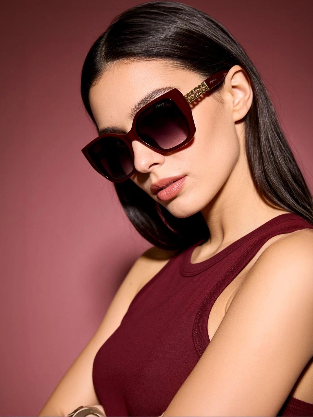 Buy Espee Women Purple Lens & Purple Butterfly Sunglasses With UV Protected Lens - - Accessories for Women