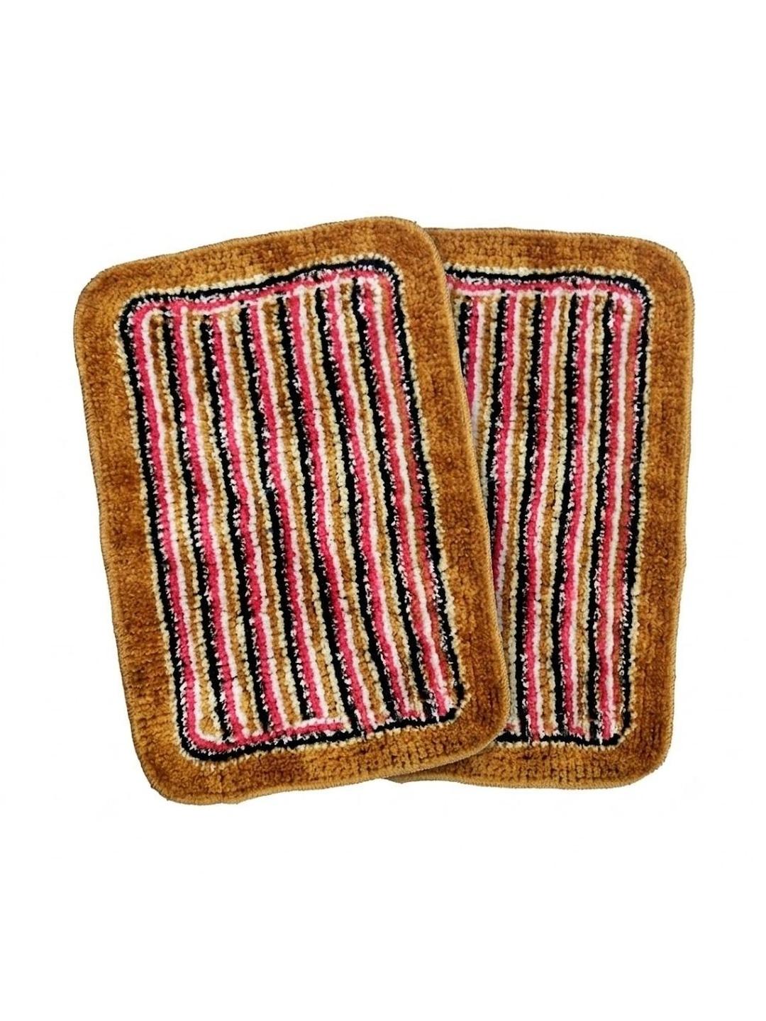 Buy FINE TEX WORLD Mustard Cotton Doormats - - Home for Unisex