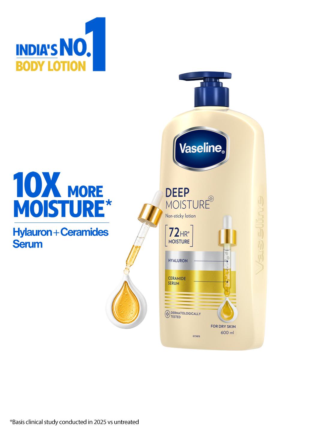 Vaseline Deep Moisture Body Lotion 600ml - Image 1