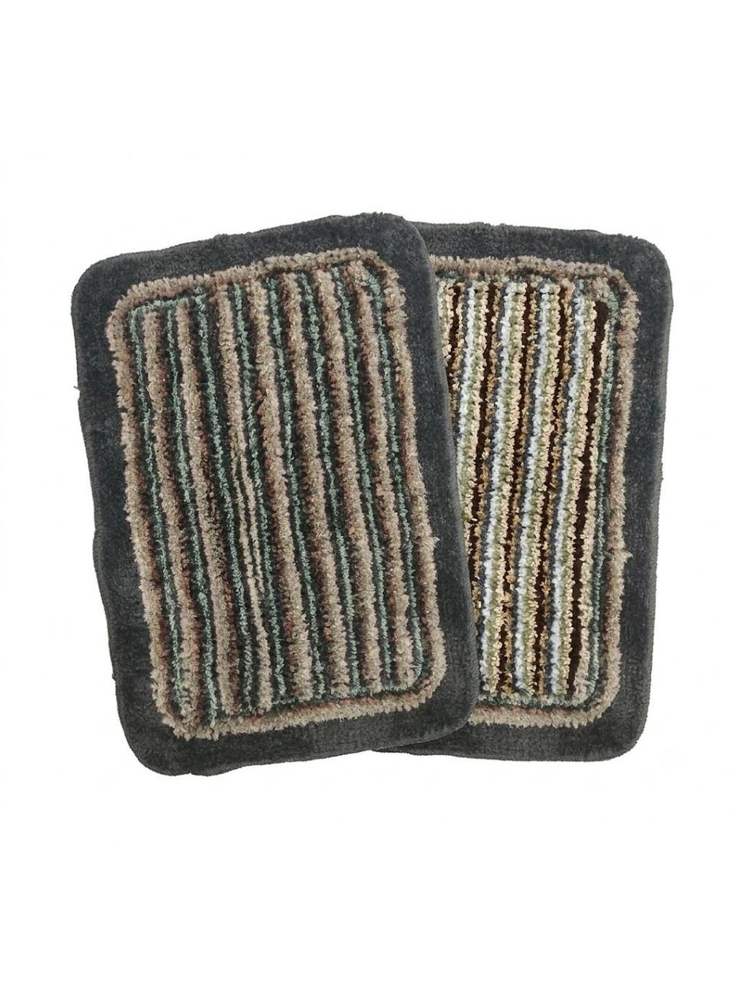 Buy FINE TEX WORLD Green Cotton Doormats - - Home for Unisex