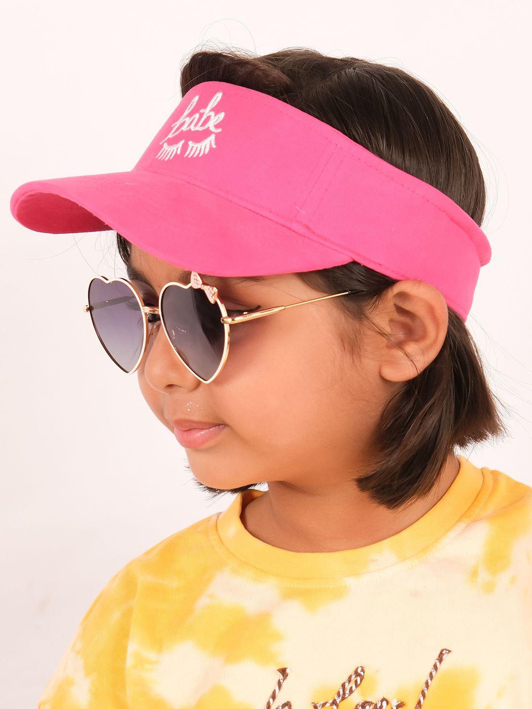 Buy DukieKooky Girls Embroidered Visor Cap -  - Accessories for Girls