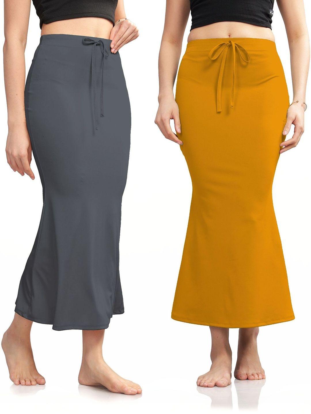 Buy JETVELI Pack Of 2 High Waist Slim Fit Stretchable Saree Shapewear -  - Apparel for Women