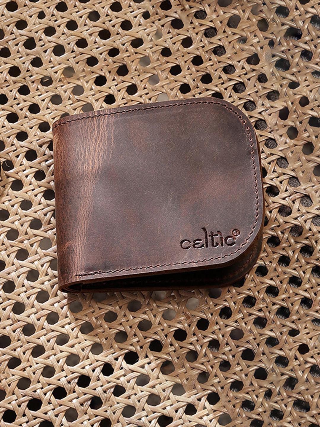 Celtic Men Leather Two Fold Wallet - Image 1