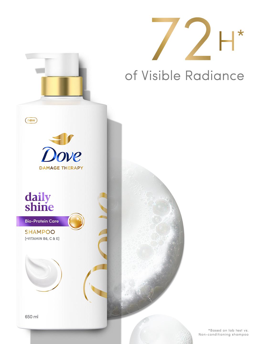 Buy Dove Daily Shine Shampoo With Glycerin 650 Ml -  - Personal Care for Unisex