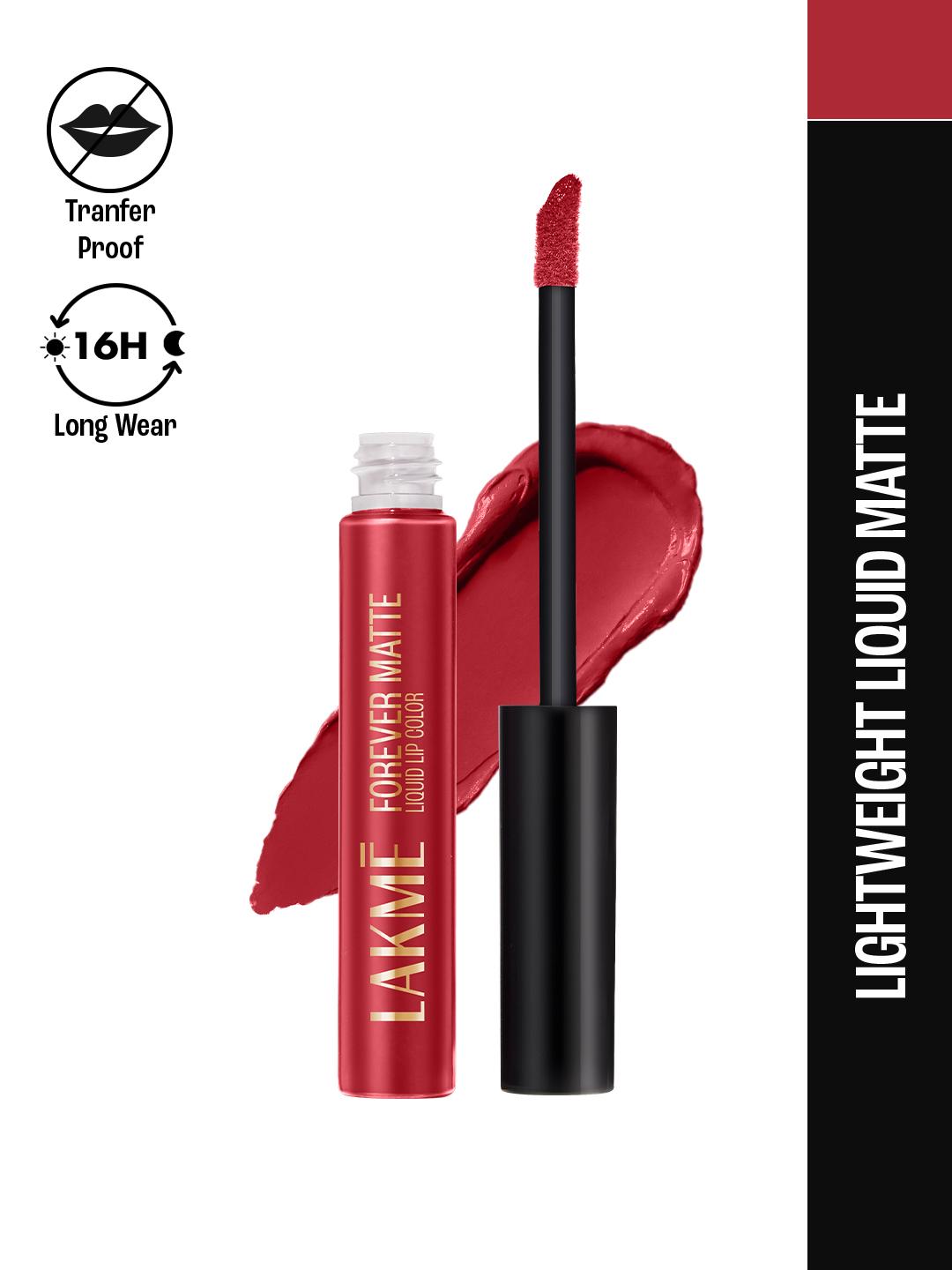 Buy Lakme Forever Matte Lightweight & Transferproof 16Hr Liquid Lipstick 5.6ml    Red Velvet -  - Personal Care for Women