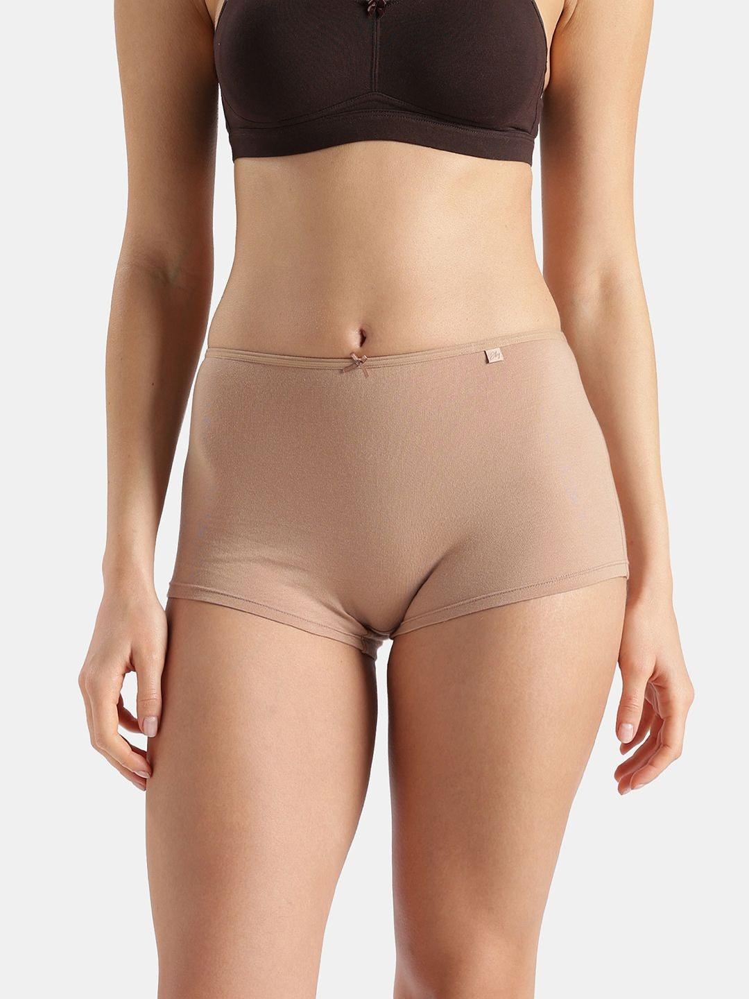 Buy Jockey High Coverage Super Combed Cotton Elastane Stretch Boy Leg SS04 - - Apparel for Women