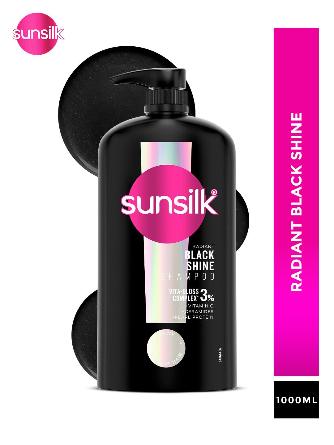 Sunsilk Radiant Black Shine Shampoo - 1 L Rs. 685 - Myntra