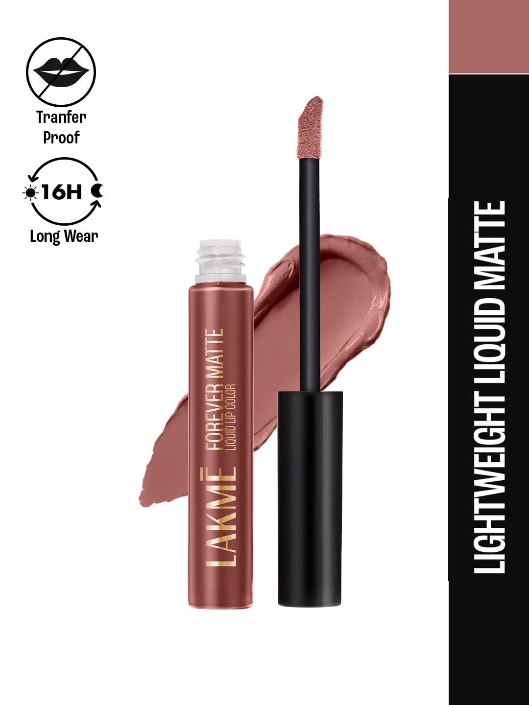 Buy Lakme Forever Matte Lightweight & Transferproof 16Hr Liquid Lipstick 5.6ml   Nude Hue -  - Personal Care for Women