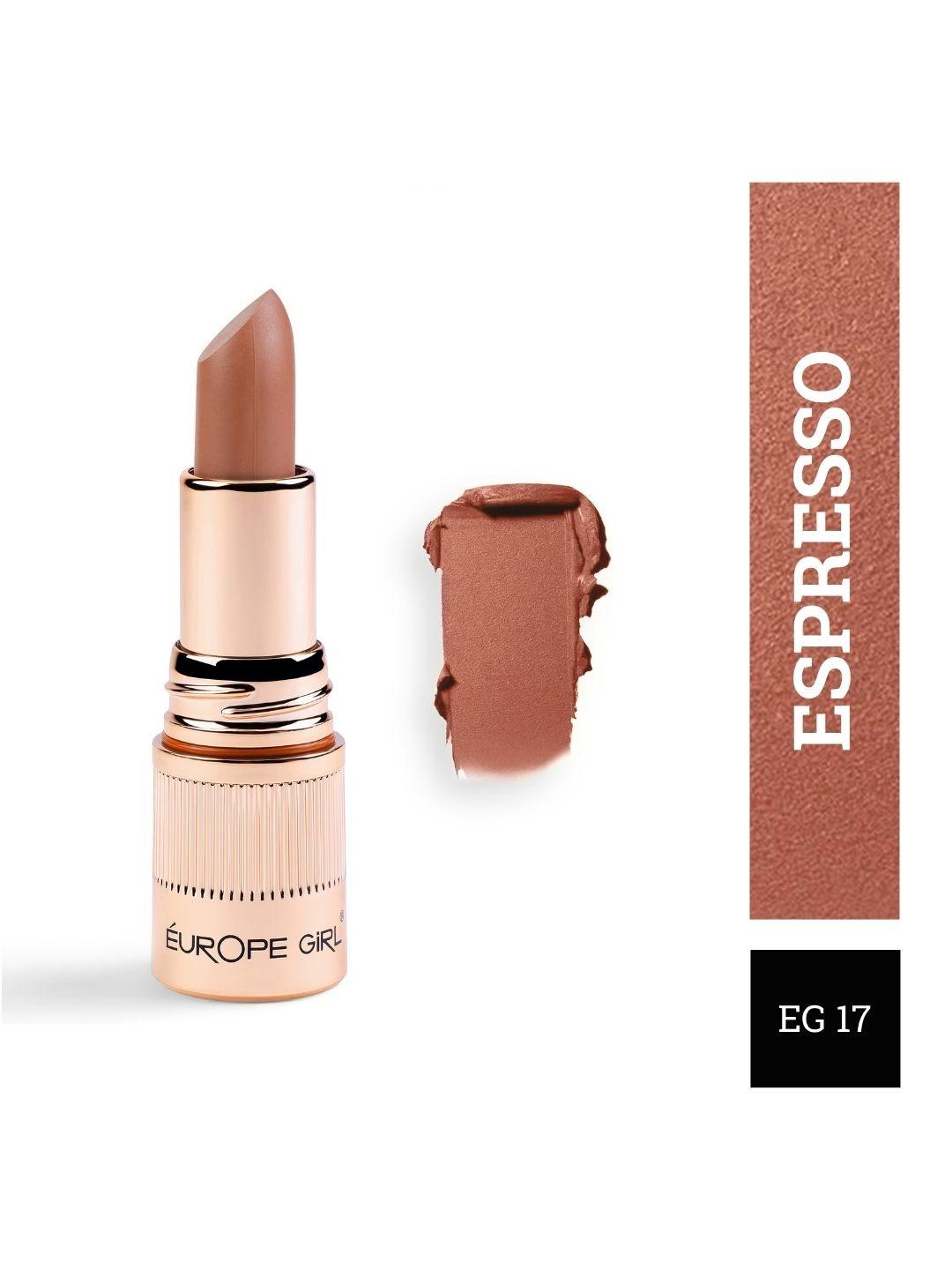 Buy EUROPE GIRL Silky Matte Long Lasting Lipstick 3 G Espresso EG 17 - - Personal Care for Women