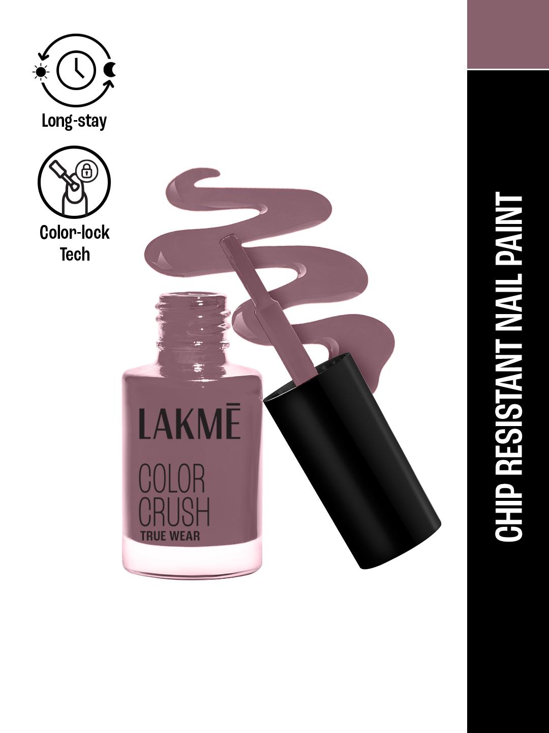 Buy Lakme True Wear Color Crush Chip Resistant & Long Lasting Vibrant Nail Polish 6ml 103 - - Personal Care for Women