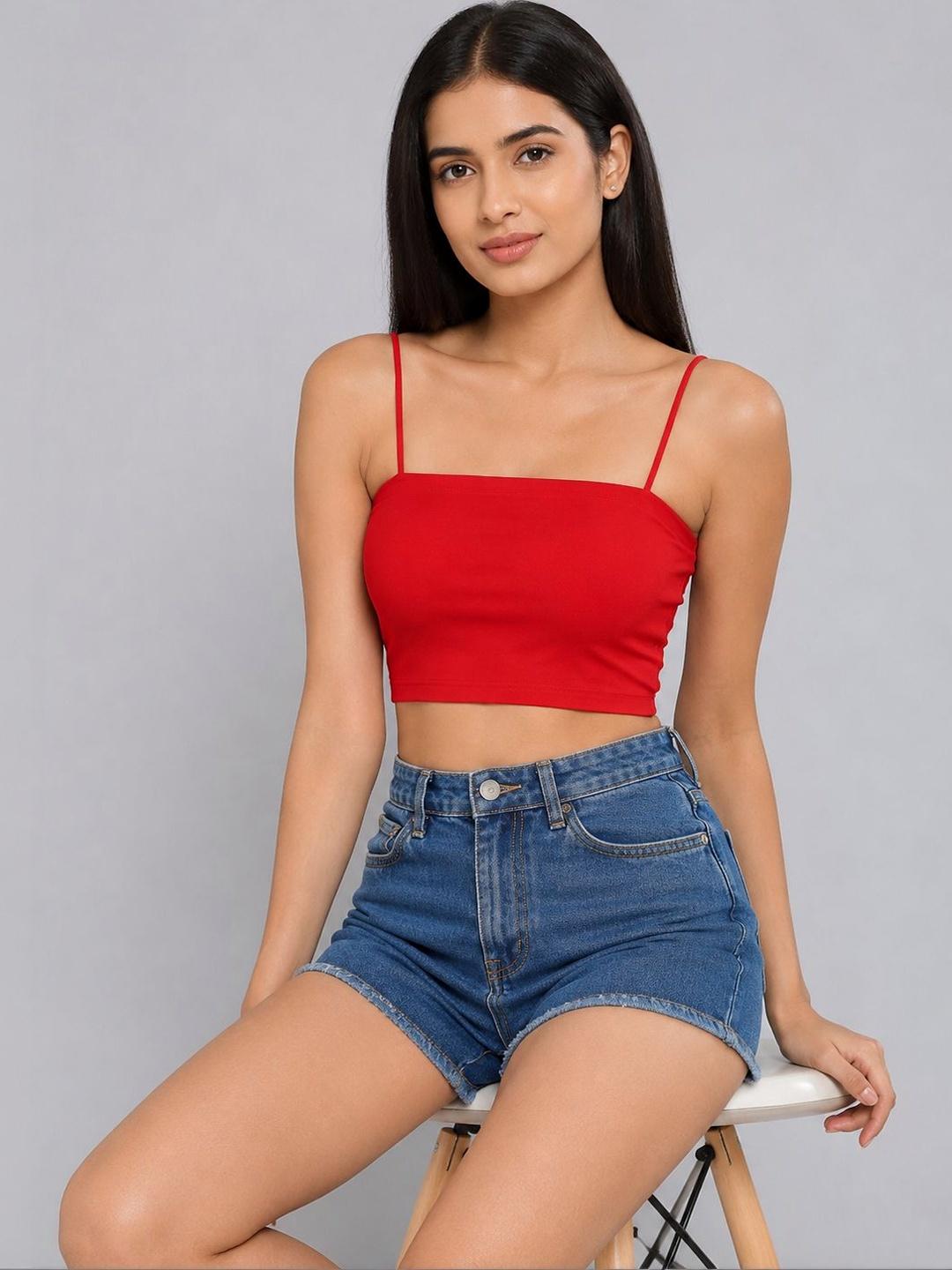 Buy Mod & Shy Women Red Bralette Bra - - Apparel for Women