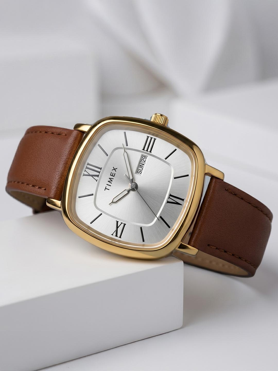 Buy Timex Square 32mm Silver Dial Analog Women Watch TWEL20602 - - Accessories for Women