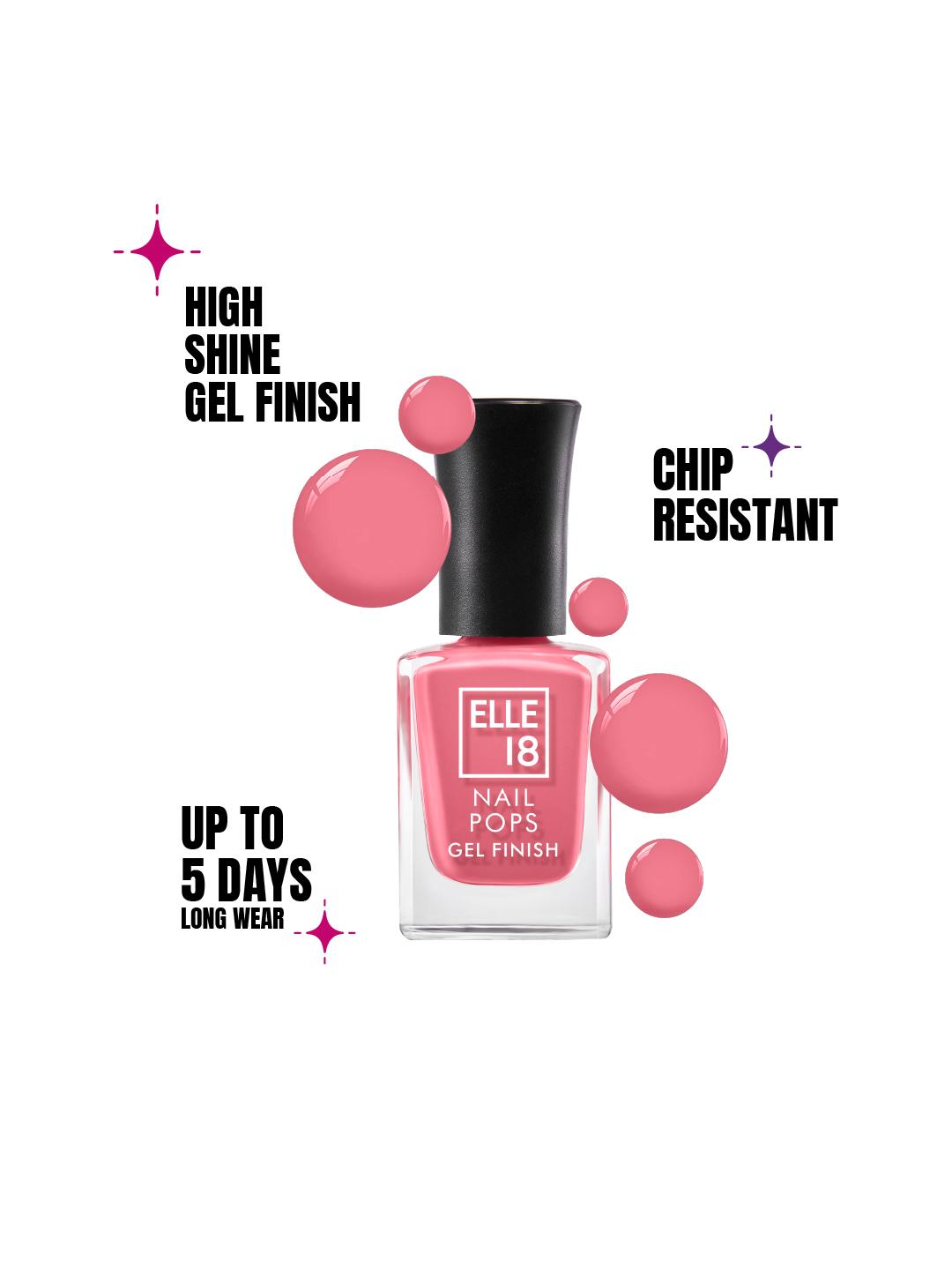 Buy ELLE 18 Gel Finish Long Lasting Chip Resistant Nail Pops 10ml   G19 -  - Personal Care for Women