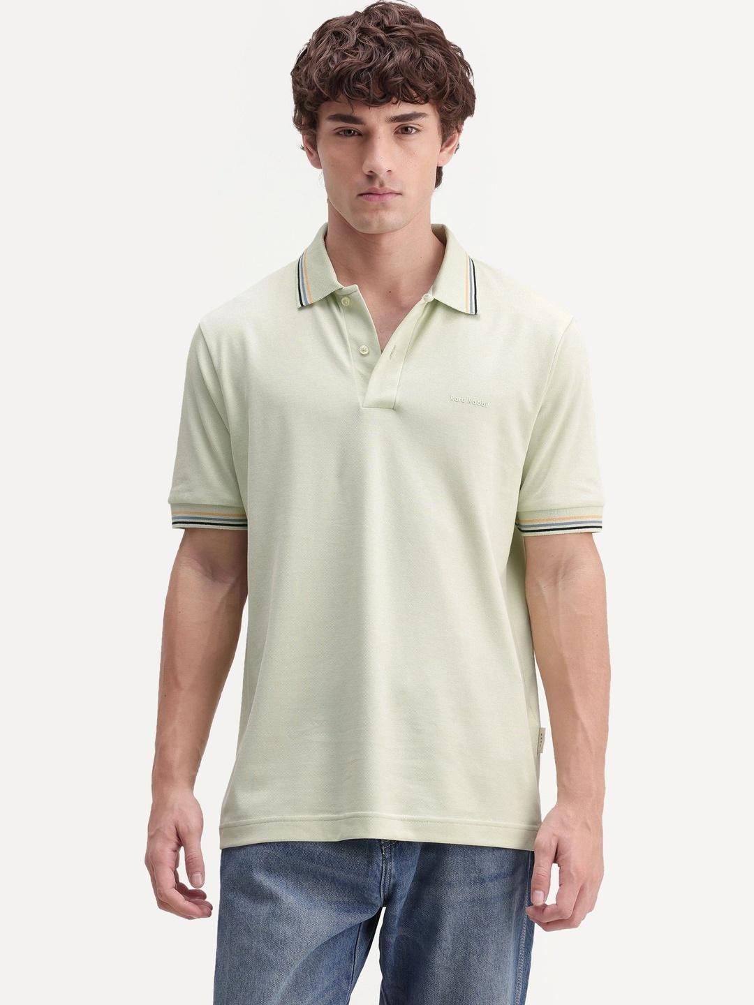 Buy RARE RABBIT Men Brand Logo Polo Collar T Shirt - Tshirts for Men ...