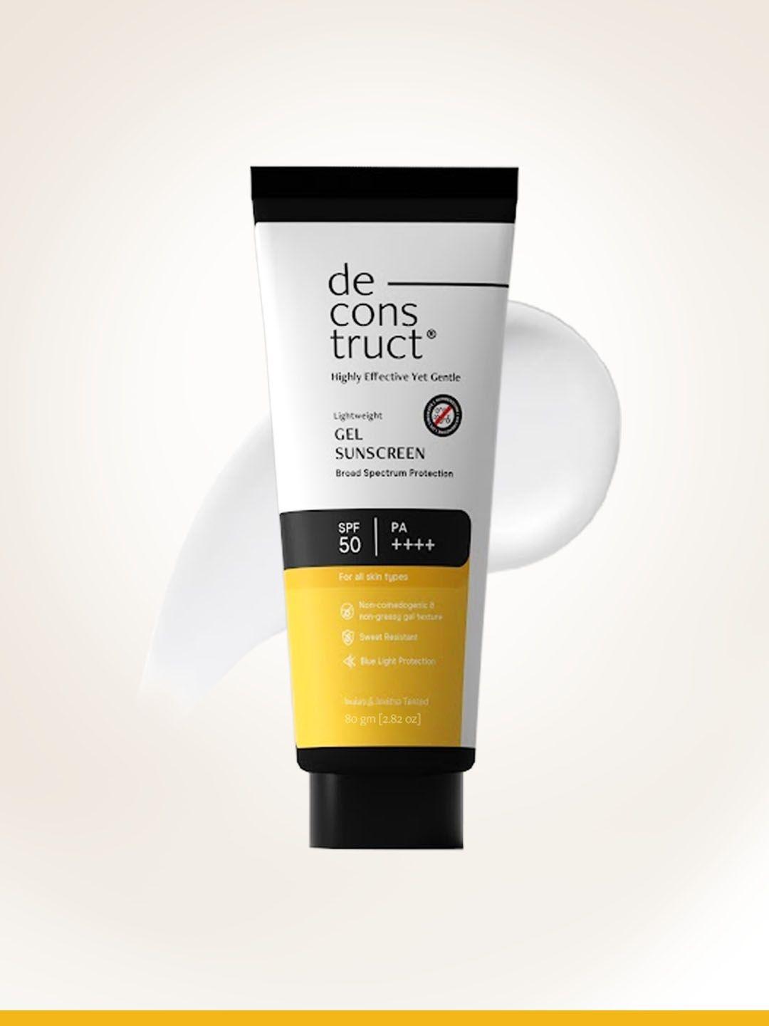 Buy Deconstruct Gel Sunscreen SPF 50 PA++++  100% Photostable Lightweight In Vivo Tested 30g -  - Personal Care for Unisex