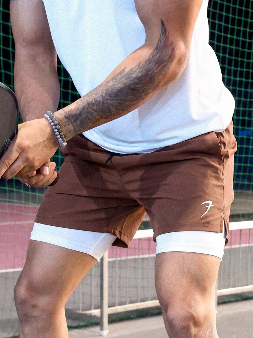 FUAARK Double Layer 2-in-1 Shorts with Inner Tights