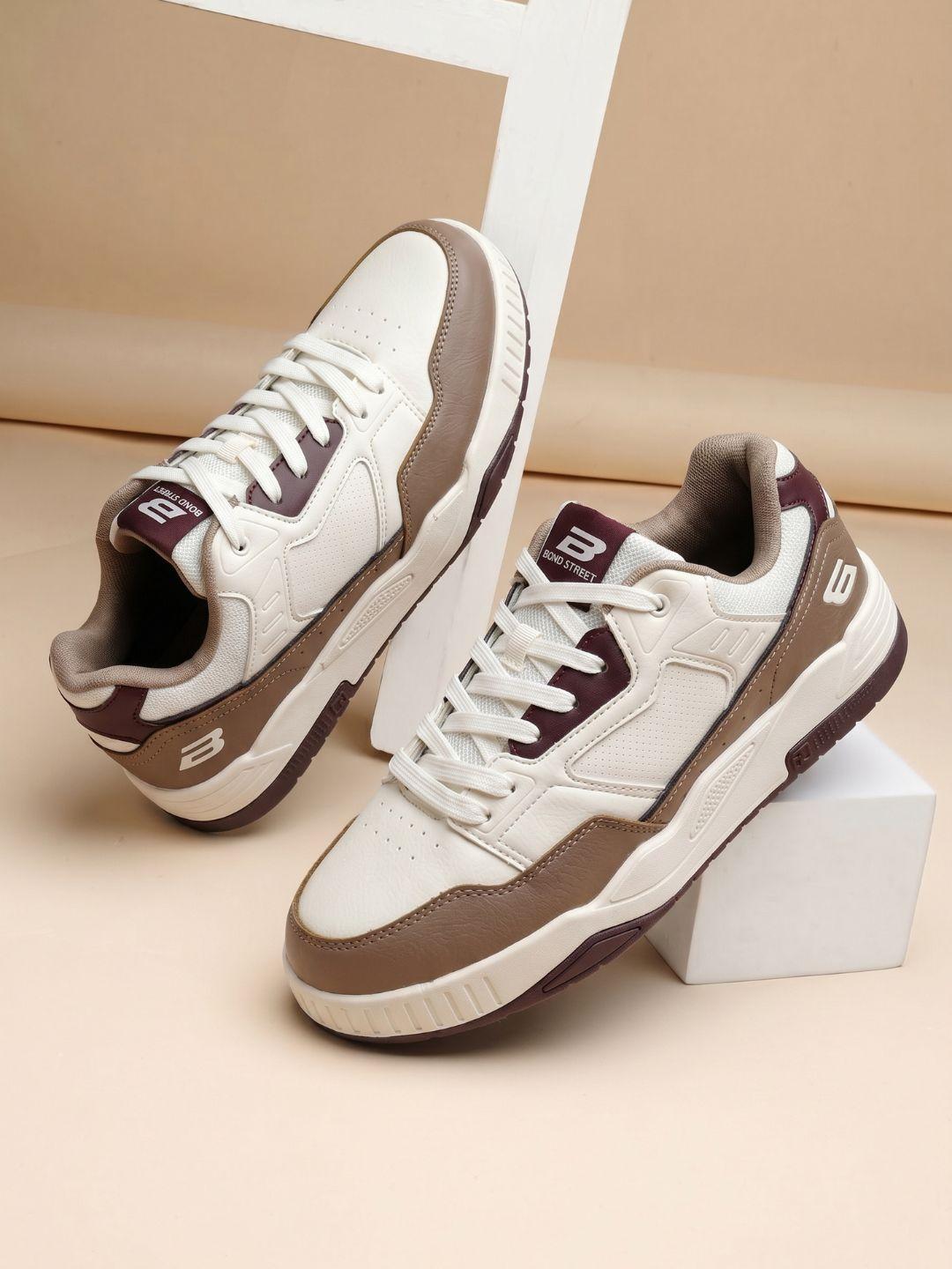 Bond Street By Red Tape Men Colourblocked Round Toe Sneakers