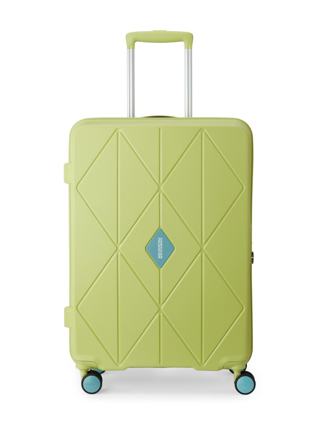 American Tourister Geometric Hard Sided Medium Trolley Bag - Image 1