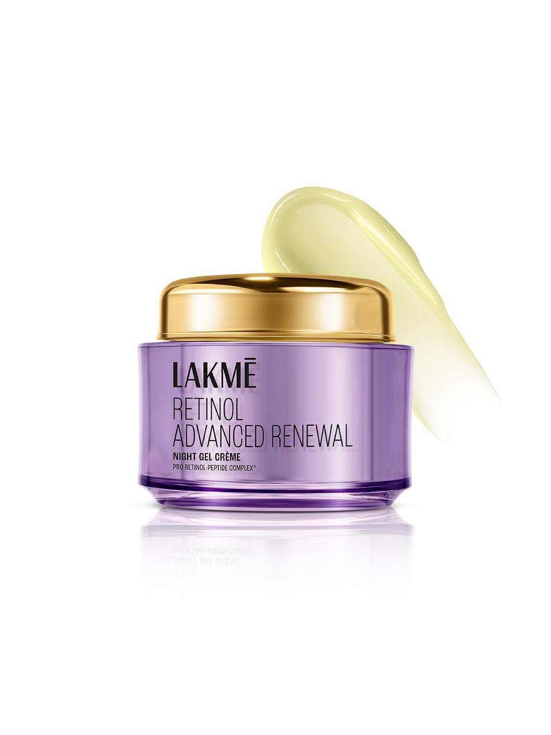 Buy Lakme Retinol Advanced Renewal Night Gel Creme Pro Retinol Peptide Complex 50 G - - Personal Care for Women