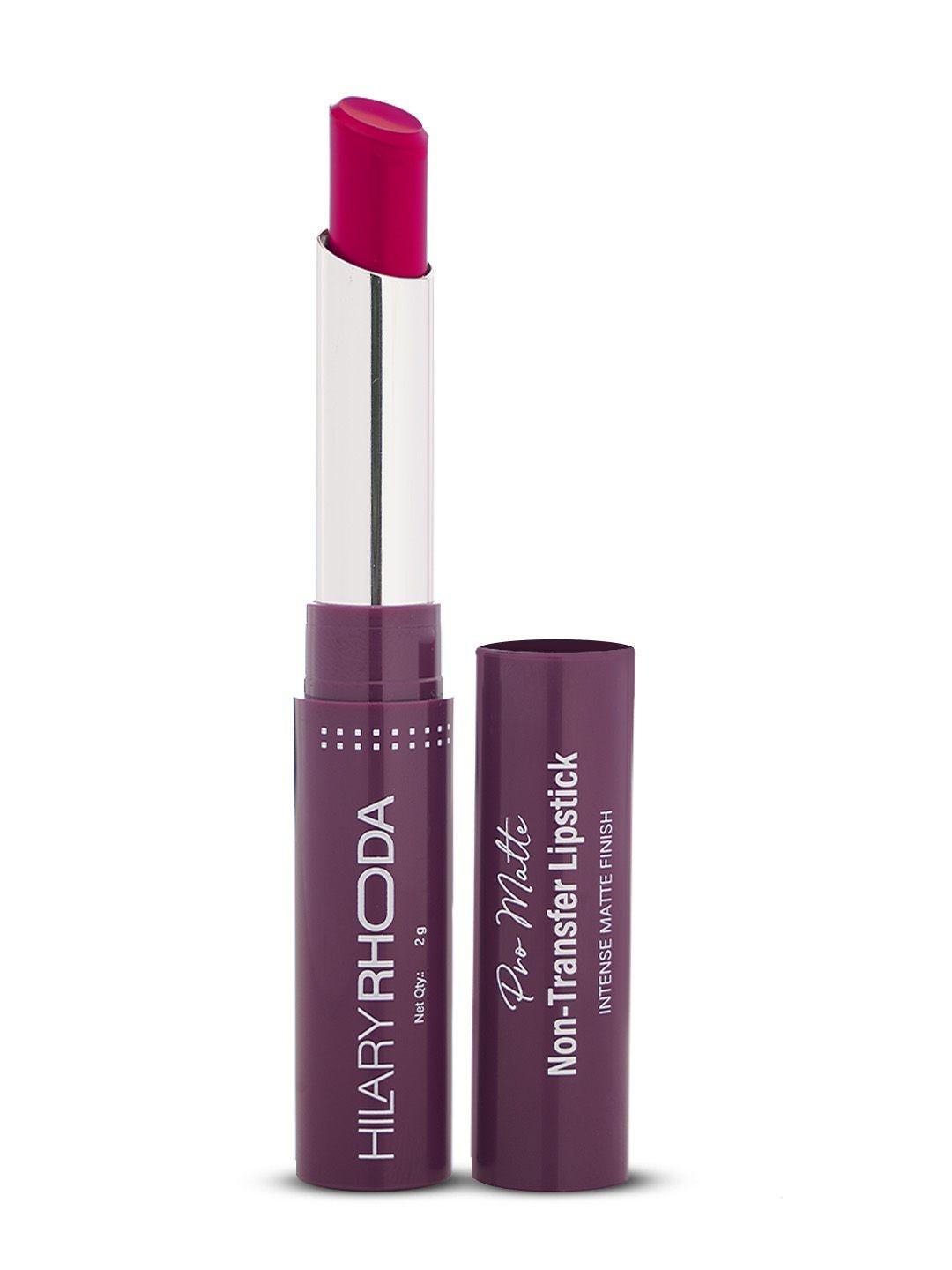 Buy Hilary Rhoda Pro Matte Non Transfer Bullet Lipstick 2g Hot Pink Shade 25 - - Personal Care for Women