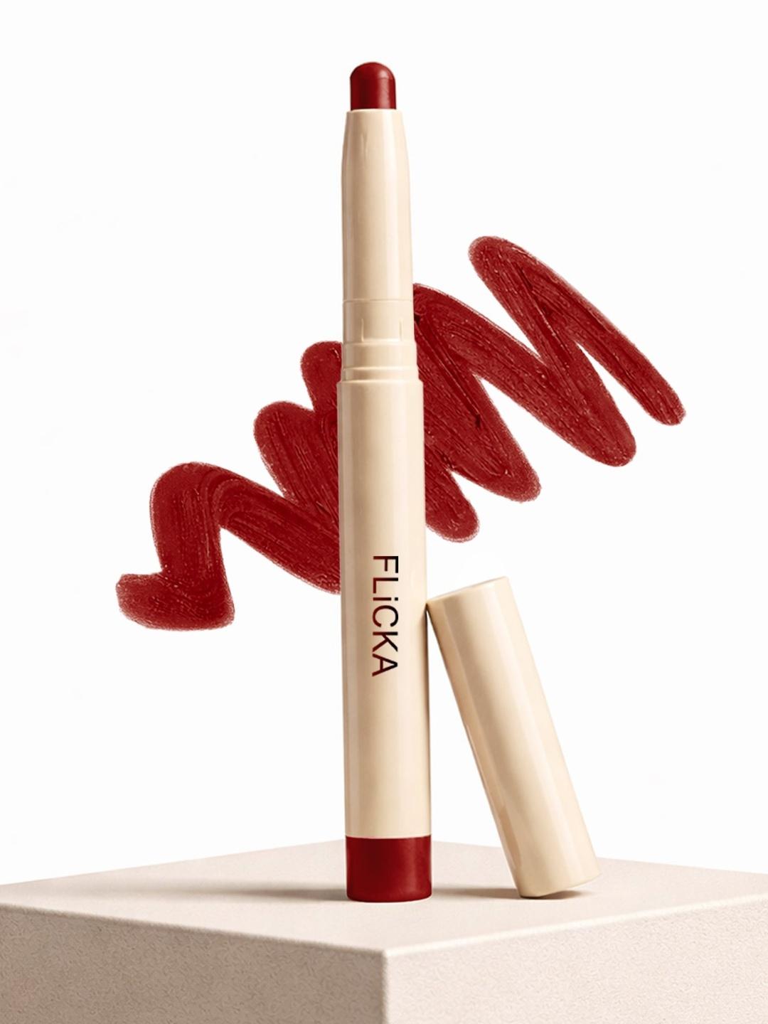 Buy FLiCKA Standout Smudge Proof Creamy Finish Lipstick With Vitamin E 1.5 G Shade 08 - - Personal Care for Women