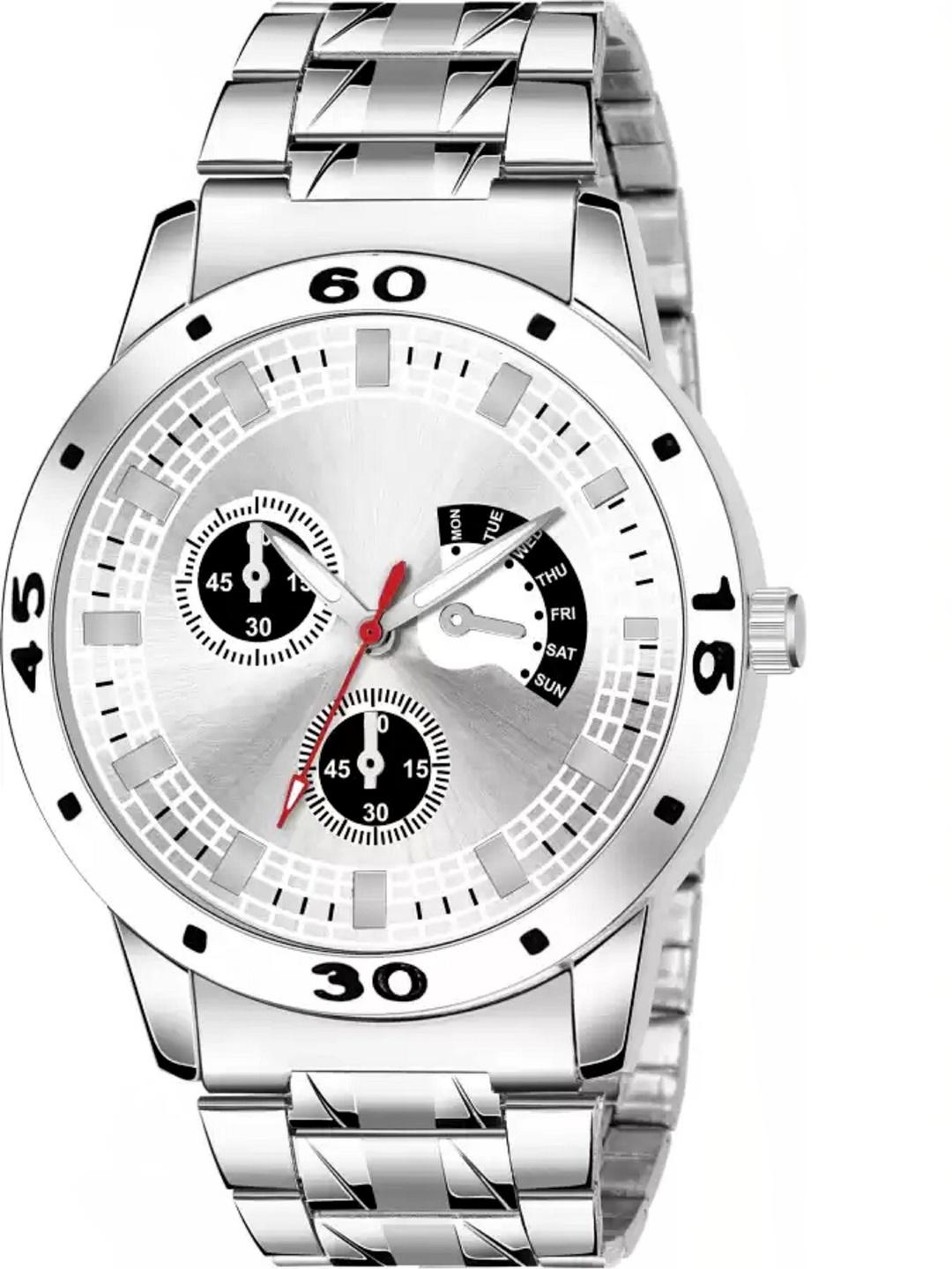 Buy Blutech Men Dial & Stainless Steel Straps Watch B098_whyte _chain - - Accessories for Men