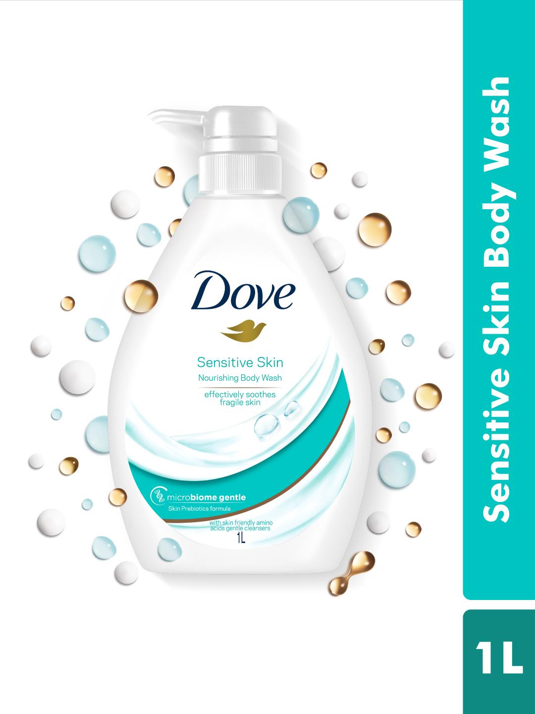Buy Dove Microbiome Gentle Nourishing Body Wash For Sensitive Skin 1L - - Personal Care for Unisex