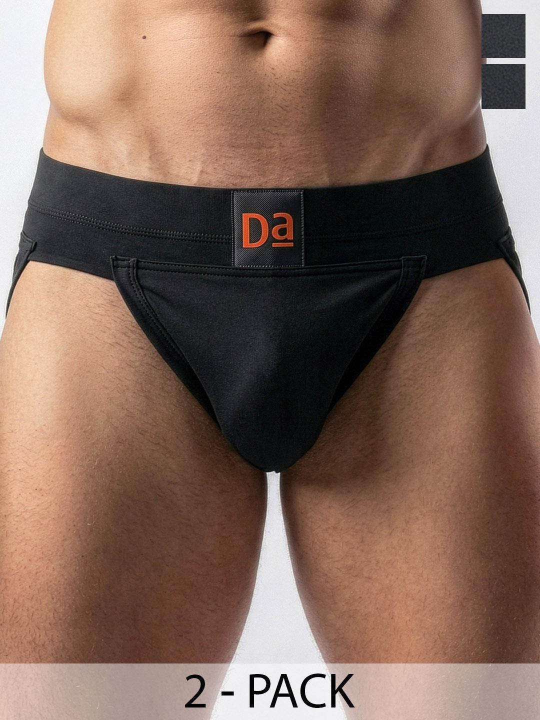 Buy DAMENSCH Pack Of 2 Moisture Wicking Durable Supportive Design Gym Supporter Briefs - - Apparel for Men