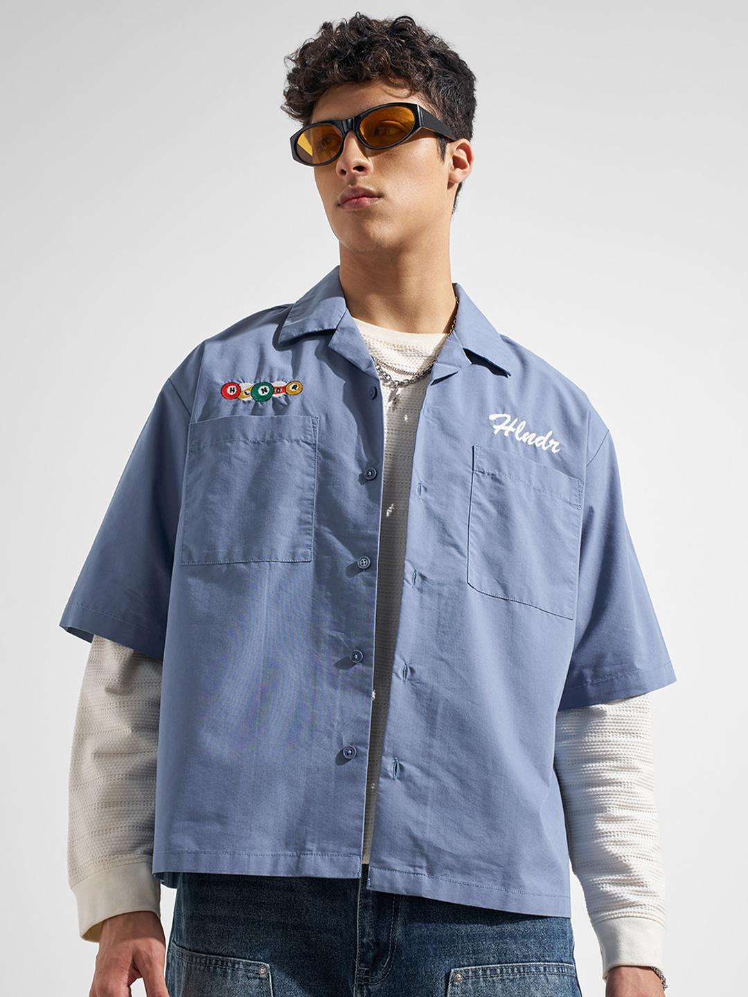 HIGHLANDER Men Boxy Printed Casual Shirt