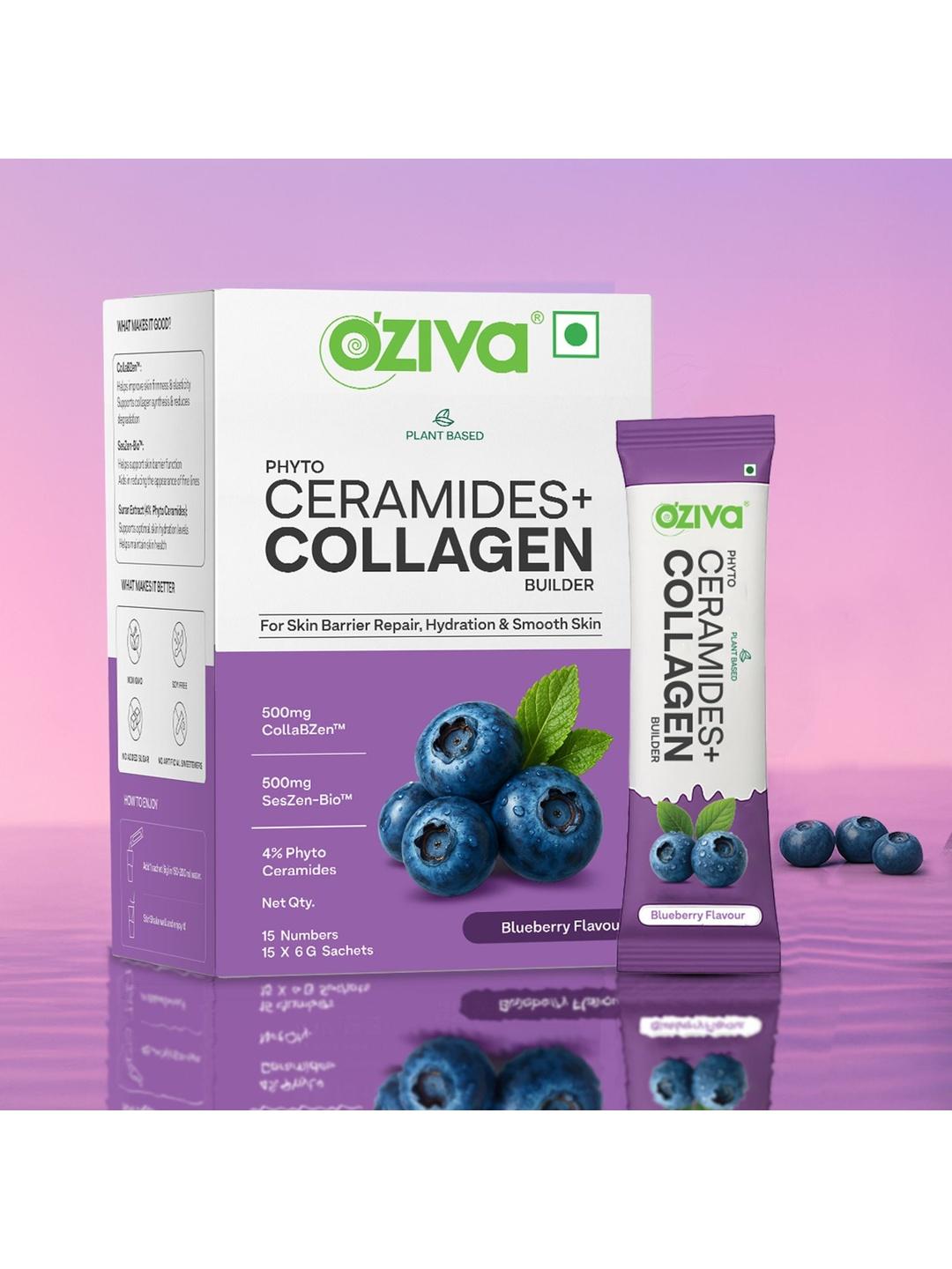 Buy OZiva Phyto Ceramides + Collagen Builder   15 Sachets -  - Personal Care for Unisex