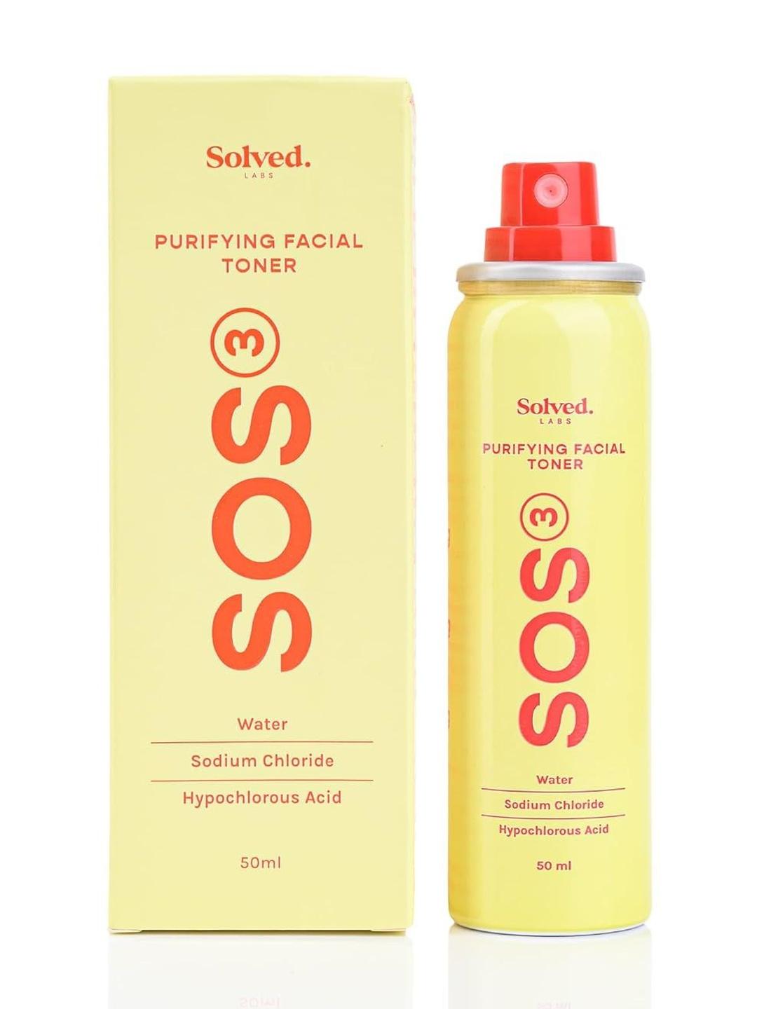 Buy Solved Labs SOS3 Hypochlorous Acid Facial Toner Spray 50 Ml - - Personal Care for Unisex