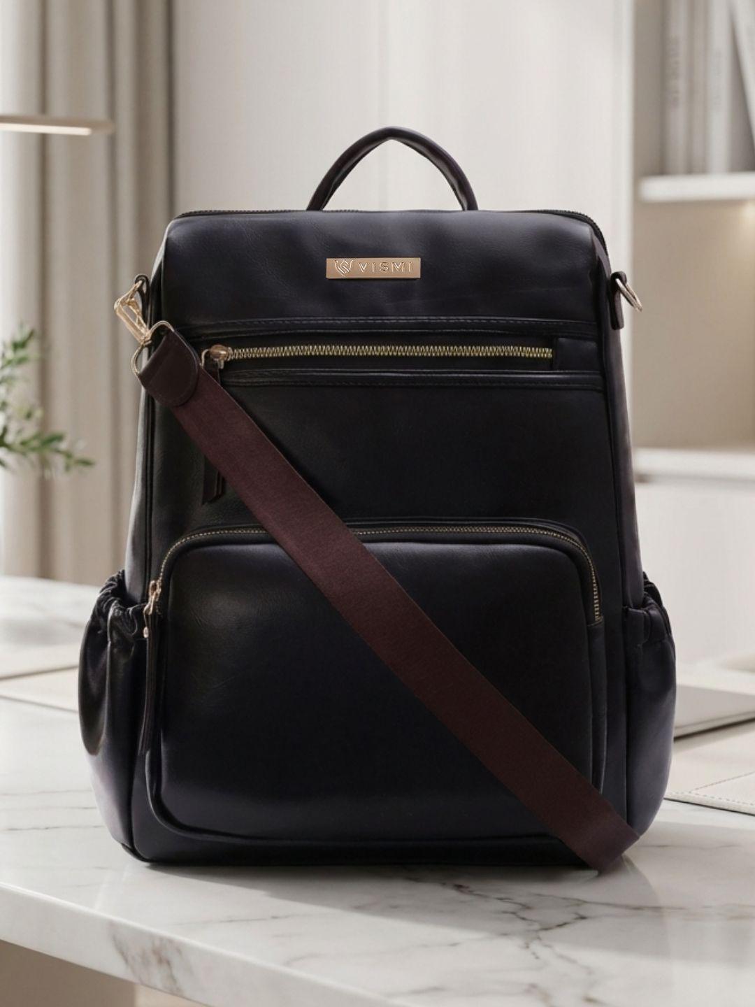 Buy VISMIINTREND Women Black PU Leather 15