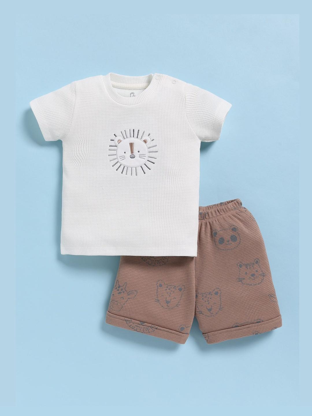 Buy BABY GO Boys 2 Pieces Printed Short Sleeves T Shirt And Clothing Set -  - Apparel for Boys