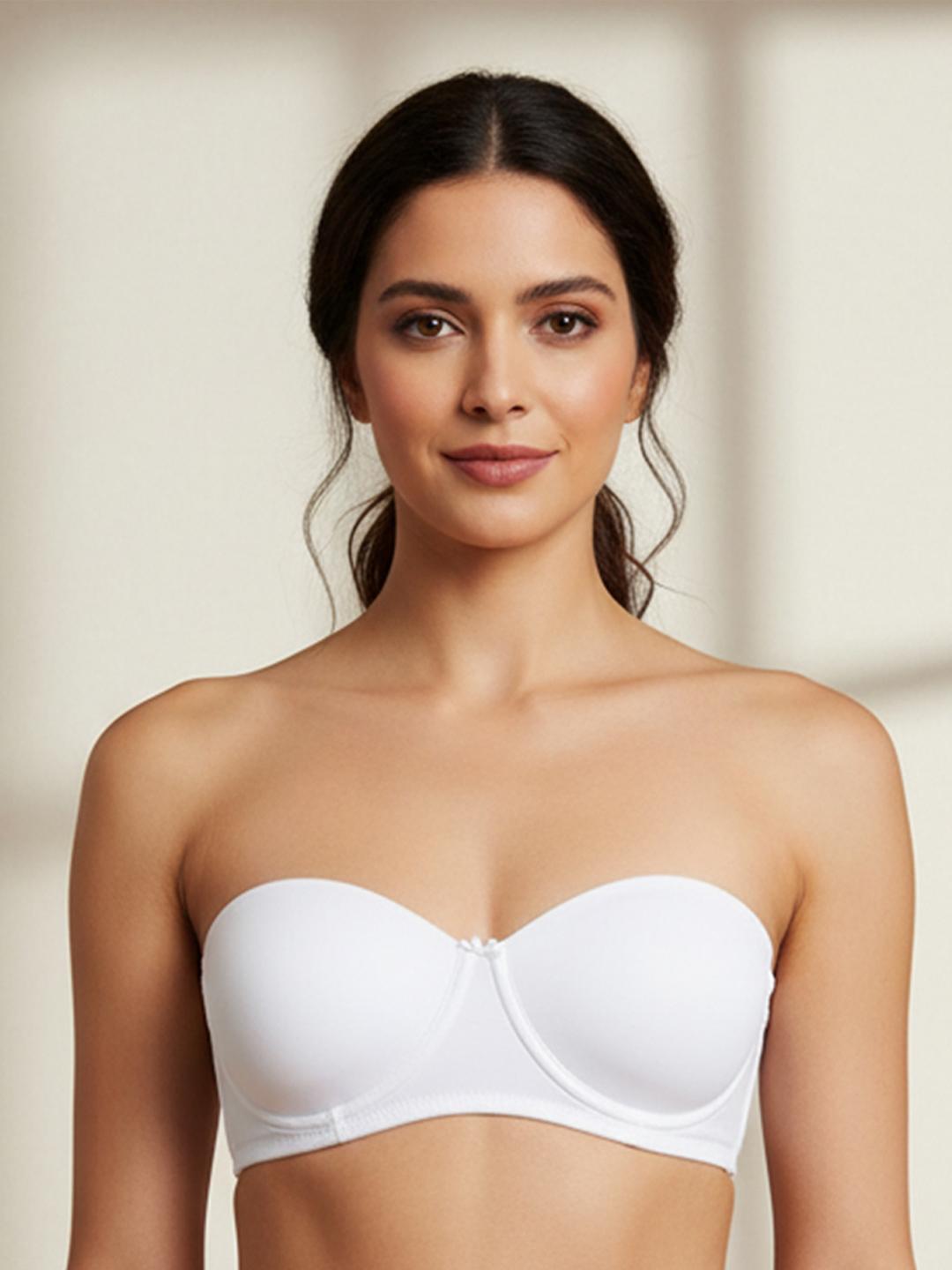 Buy Zivame White Solid Underwired Lightly Padded T Shirt Bra - - Apparel for Women