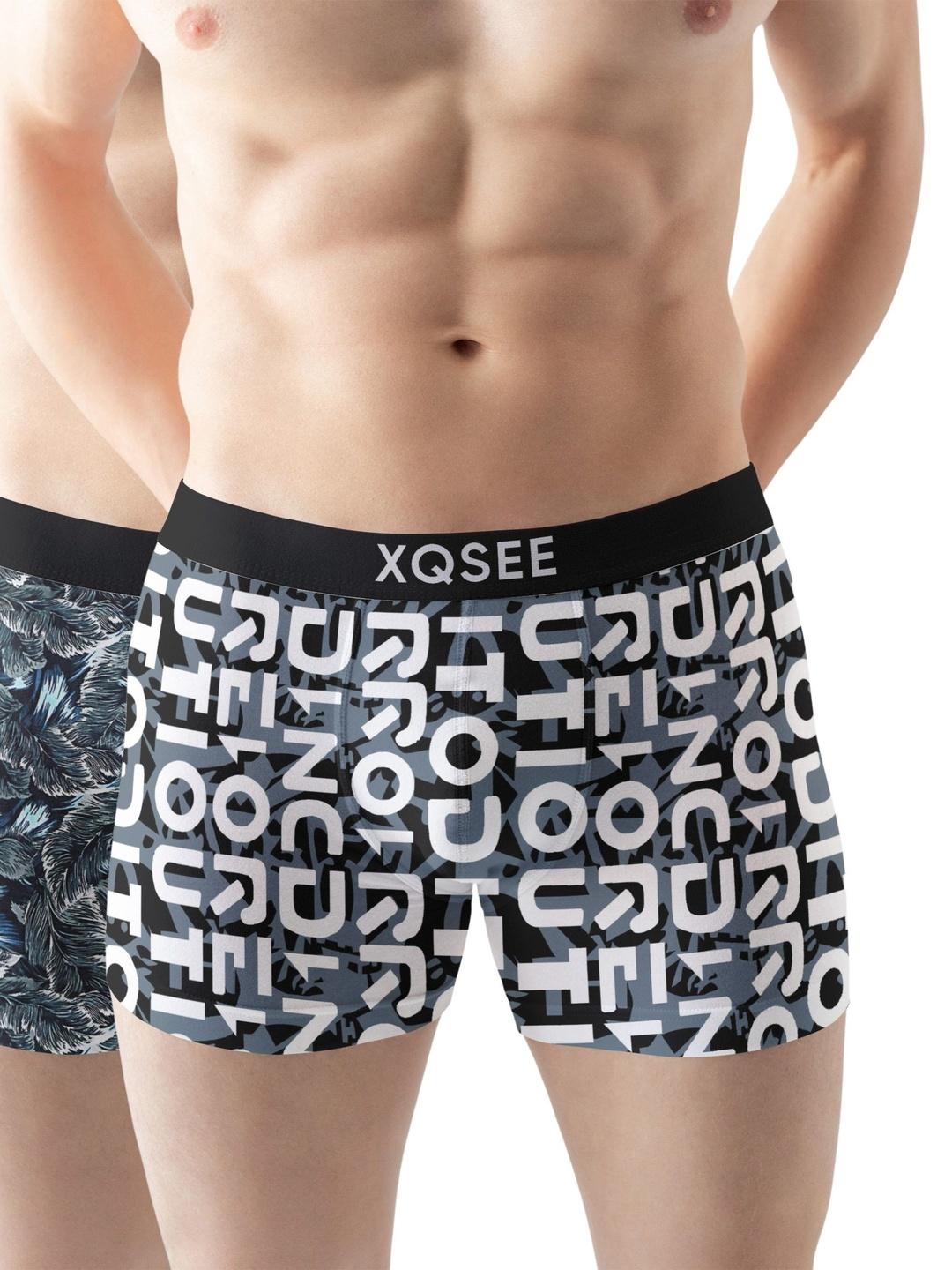 Buy PTVIZE Pack Of 2 Printed Shorts Trunks - - Apparel for Men