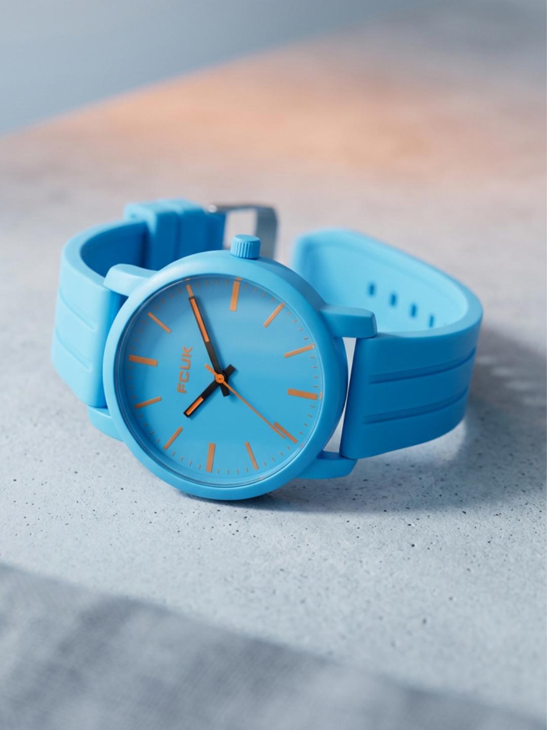 FCUK Men Blue Dial & Blue Straps Analogue Watch Rs. 629 - Myntra