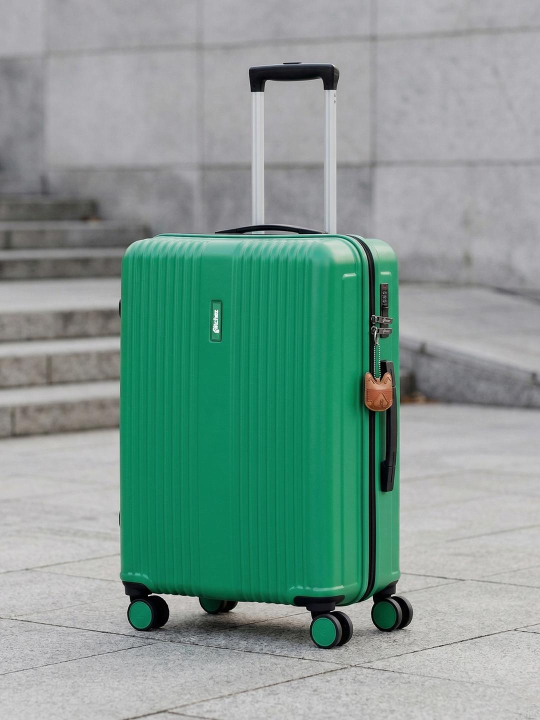 Buy Glitchez Textured Large Hard Suitcase Trolley Bag 85L - - Accessories for Unisex