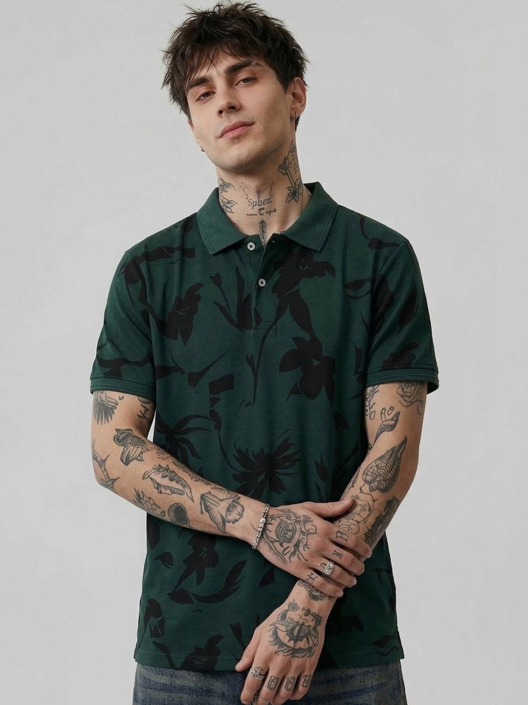 Buy SZN Men Printed Polo Collar T Shirt - Tshirts for Men 40924884 | Myntra
