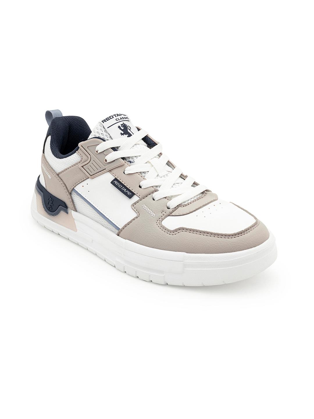 Red Tape Men Colourblocked Sneakers Red
