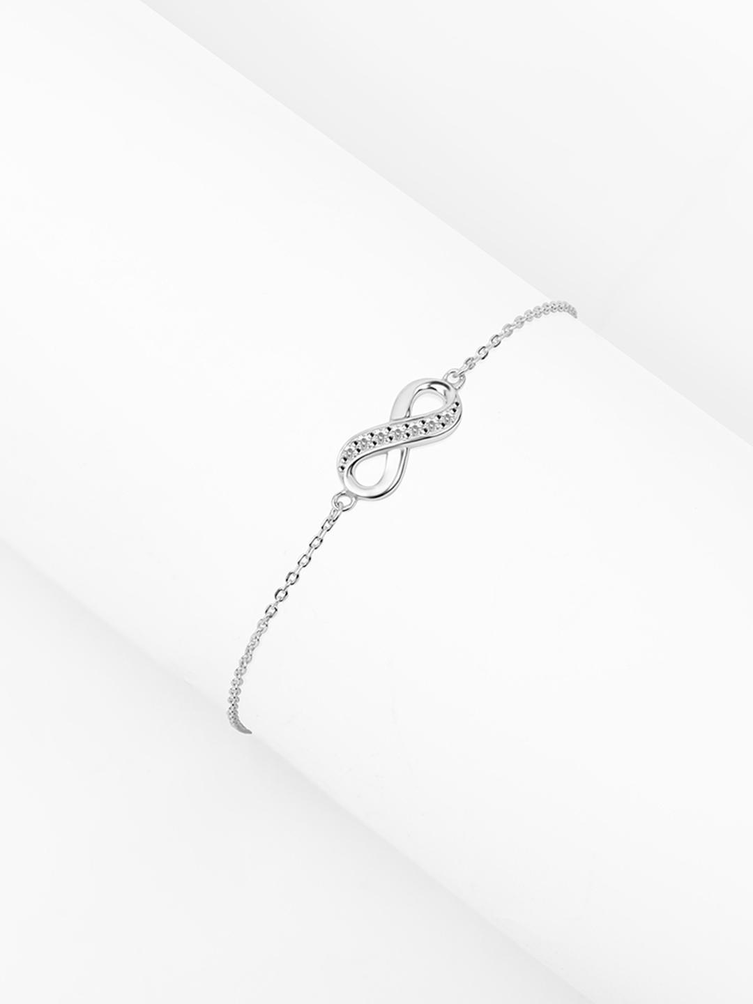 Buy 925 Sterling Silver Infinity Bracelet - - Accessories for Women
