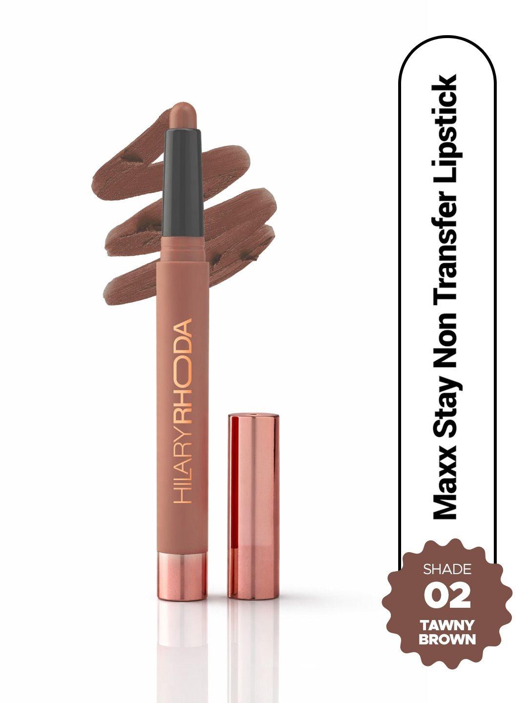 Buy Hilary Rhoda Maxx Stay Non Transfer Lip Crayon Tawny Brown Shade 02 1.5 G - - Personal Care for Women